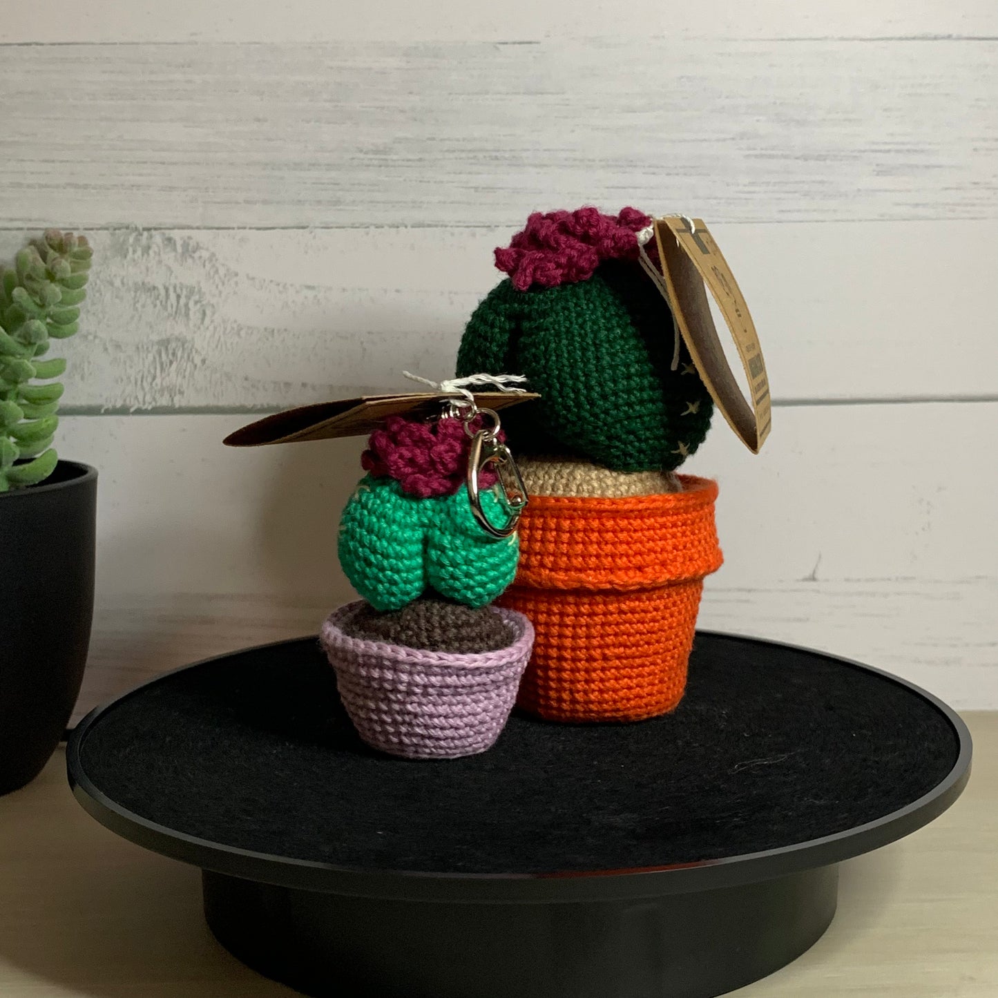 ~Handmade Cactass Bag Charm | Jackalope Rose