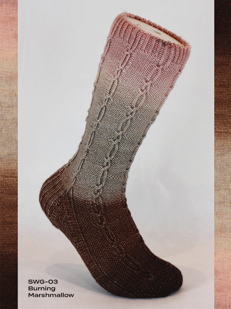 Fiori Gradient Sock - Hand Dyed Yarn