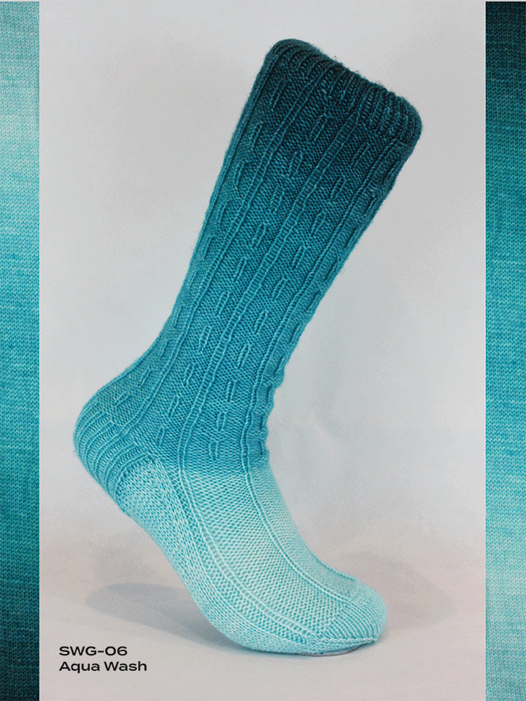 Fiori Gradient Sock - Hand Dyed Yarn