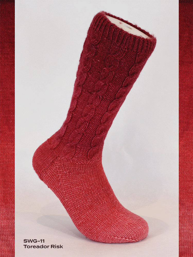 Fiori Gradient Sock - Hand Dyed Yarn