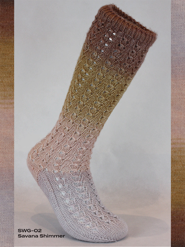Fiori Gradient Sock - Hand Dyed Yarn