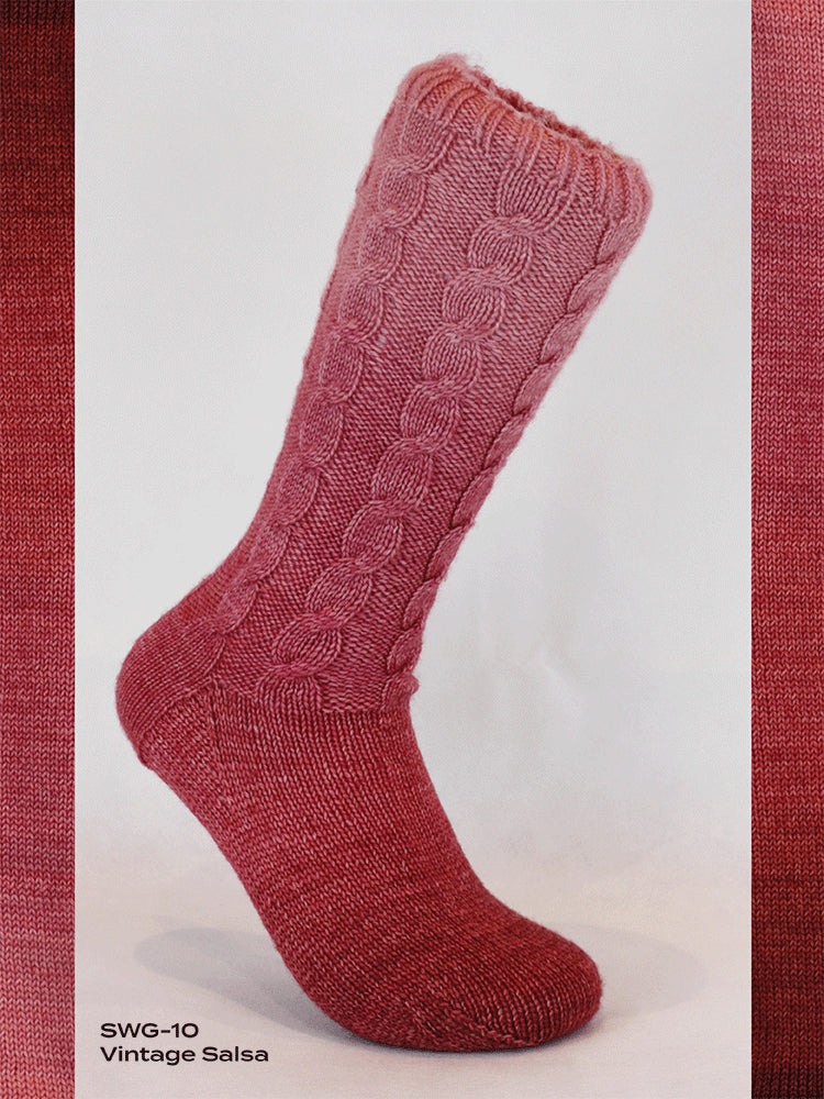 Fiori Gradient Sock - Hand Dyed Yarn