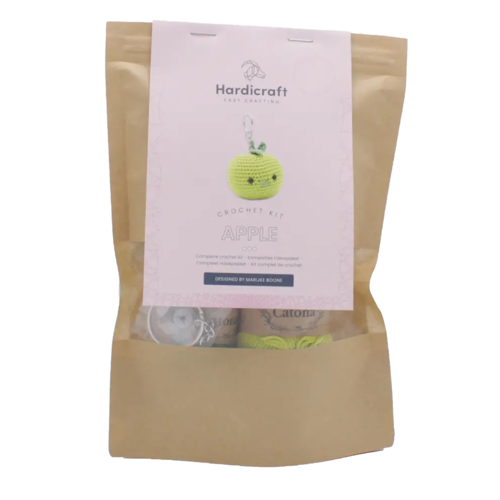 Hardicraft Crochet Kit - Keychain Apple