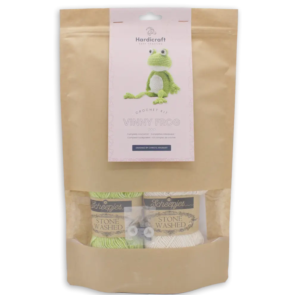 Hardicraft Crochet Kit - Vinny Frog