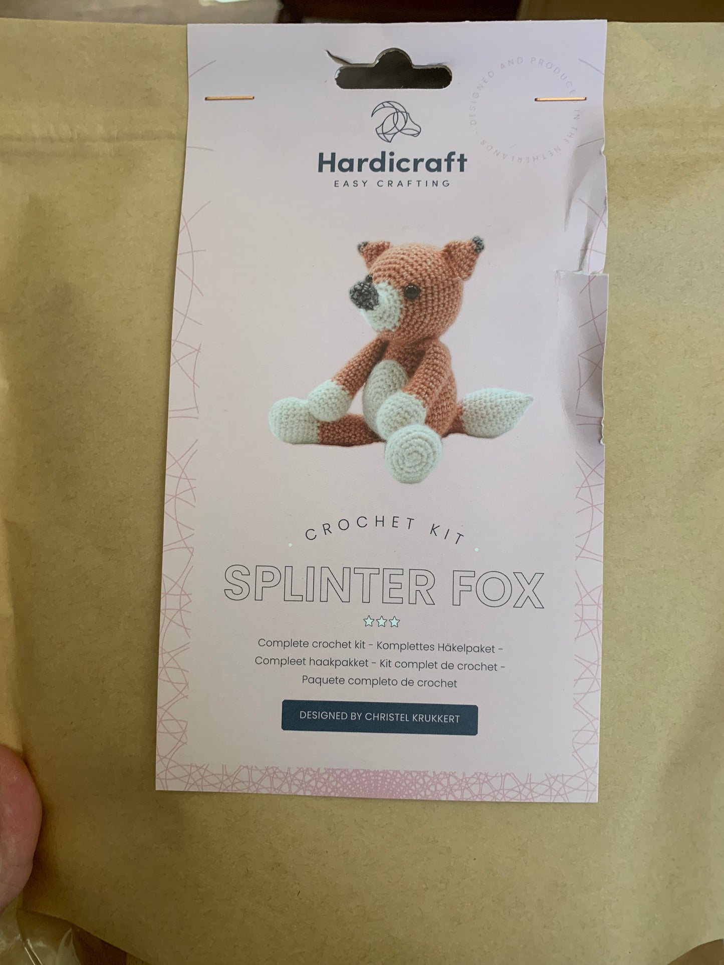 Hardicraft Crochet Kit - Splinter Fox