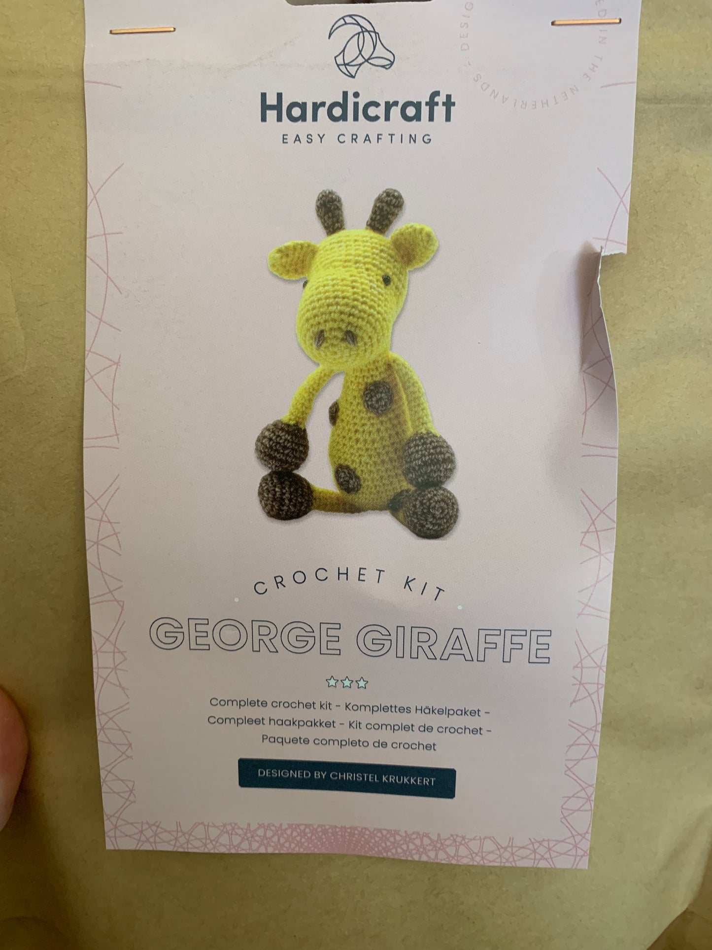 Hardicraft Crochet Kit - George Giraffe