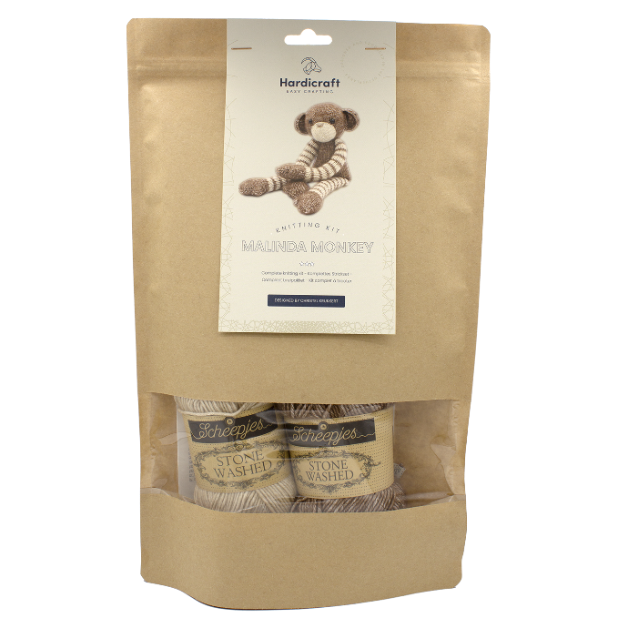 Hardicraft Knitting Kit - Malinda Monkey
