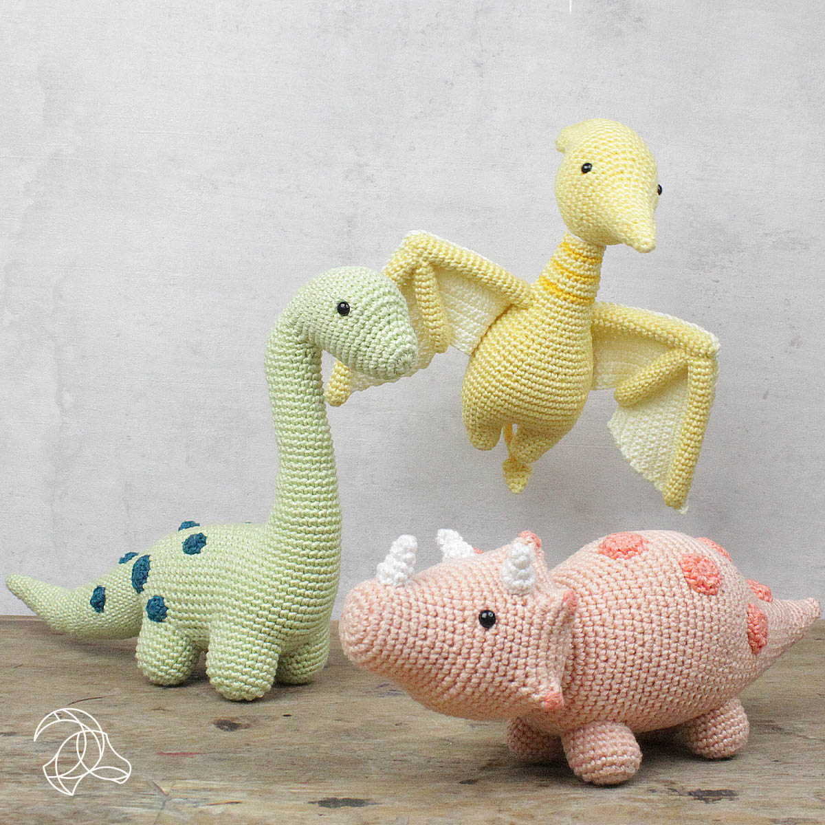 Hardicraft Crochet Kit - Triceratops