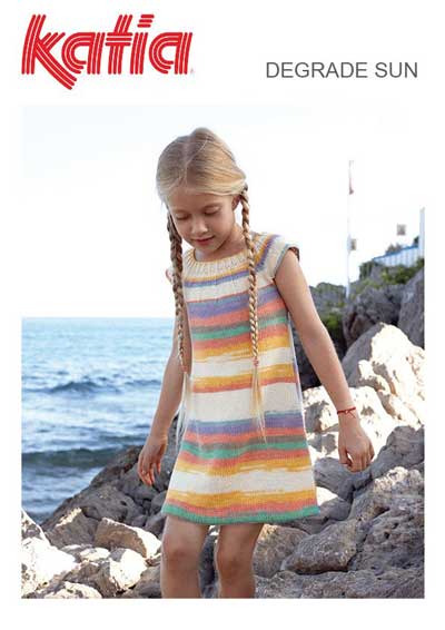 Katia - Degrade Sun Girls Dress Pattern