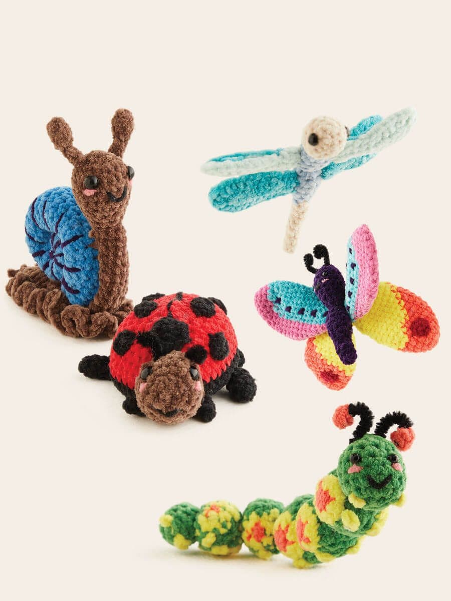 DMC Happy Chenille Book 5 - Garden Friends