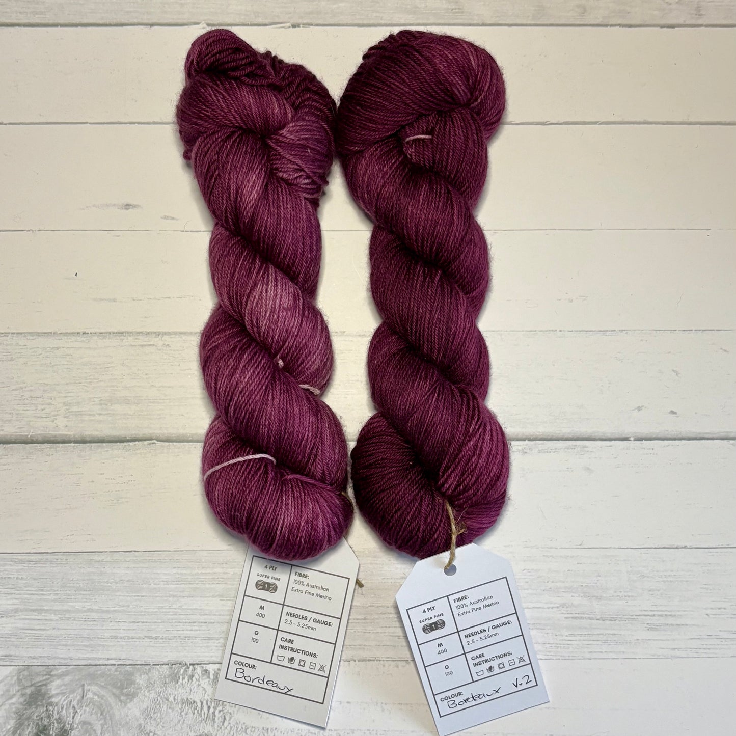 MFC Hand Dyed Yarns - 4ply 100% Extrafine Merino