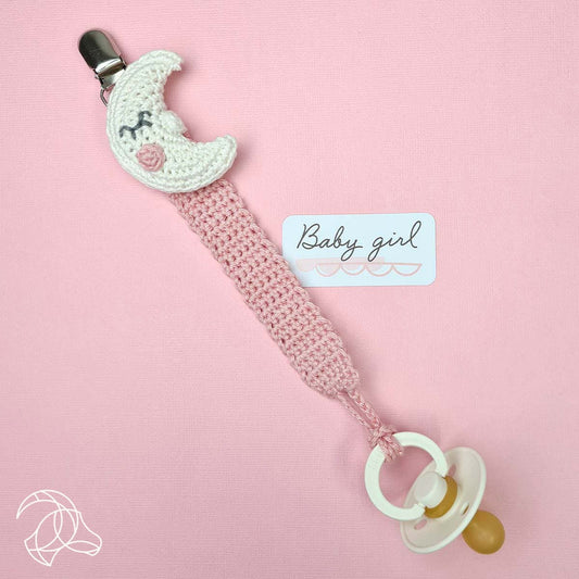 Hardicraft Crochet Kit - Pacifier Clip Moon