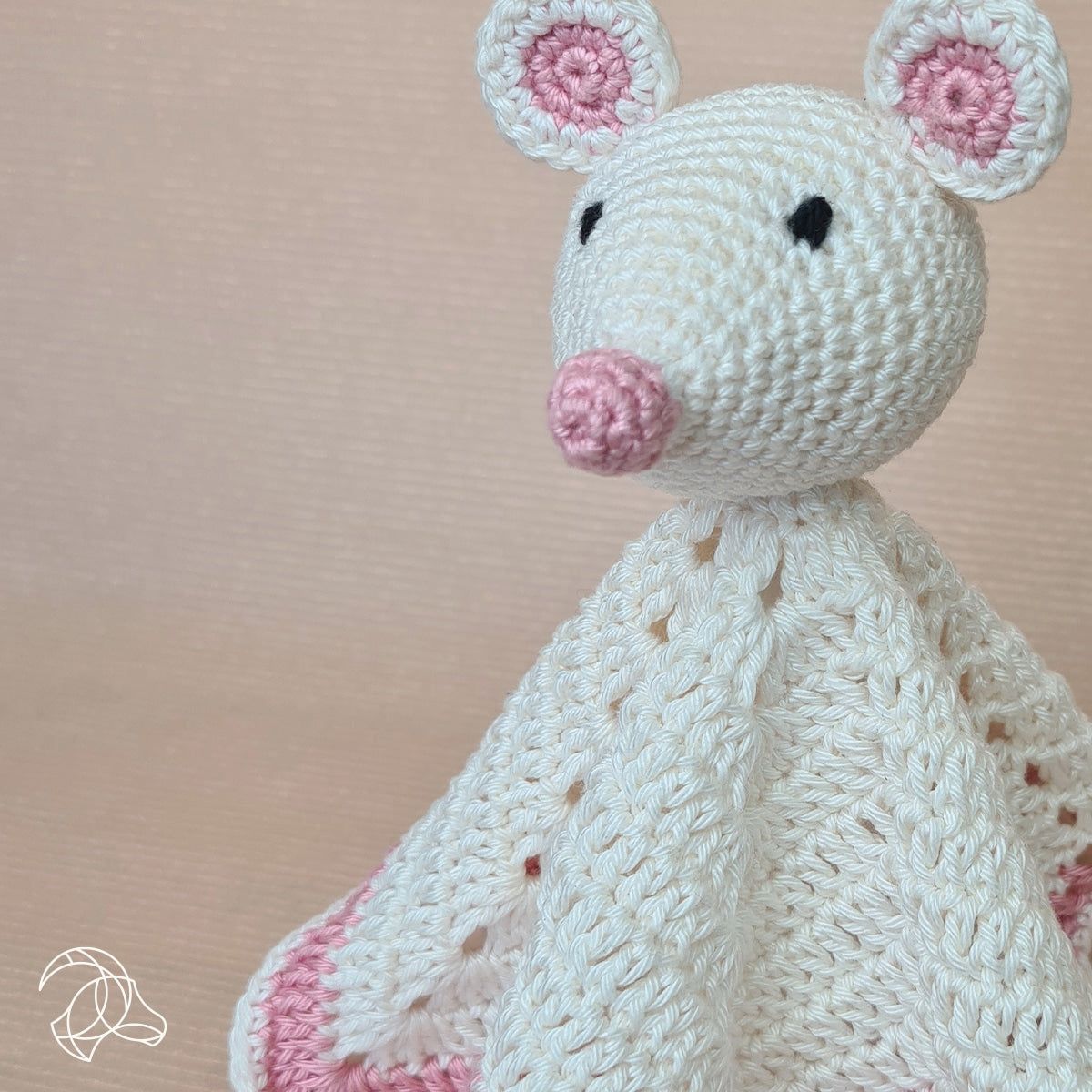 Hardicraft Crochet Kit - Cuddle Cloth Mouse