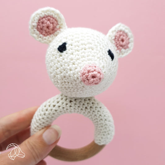 Hardicraft Crochet Kit - Rattle Mouse