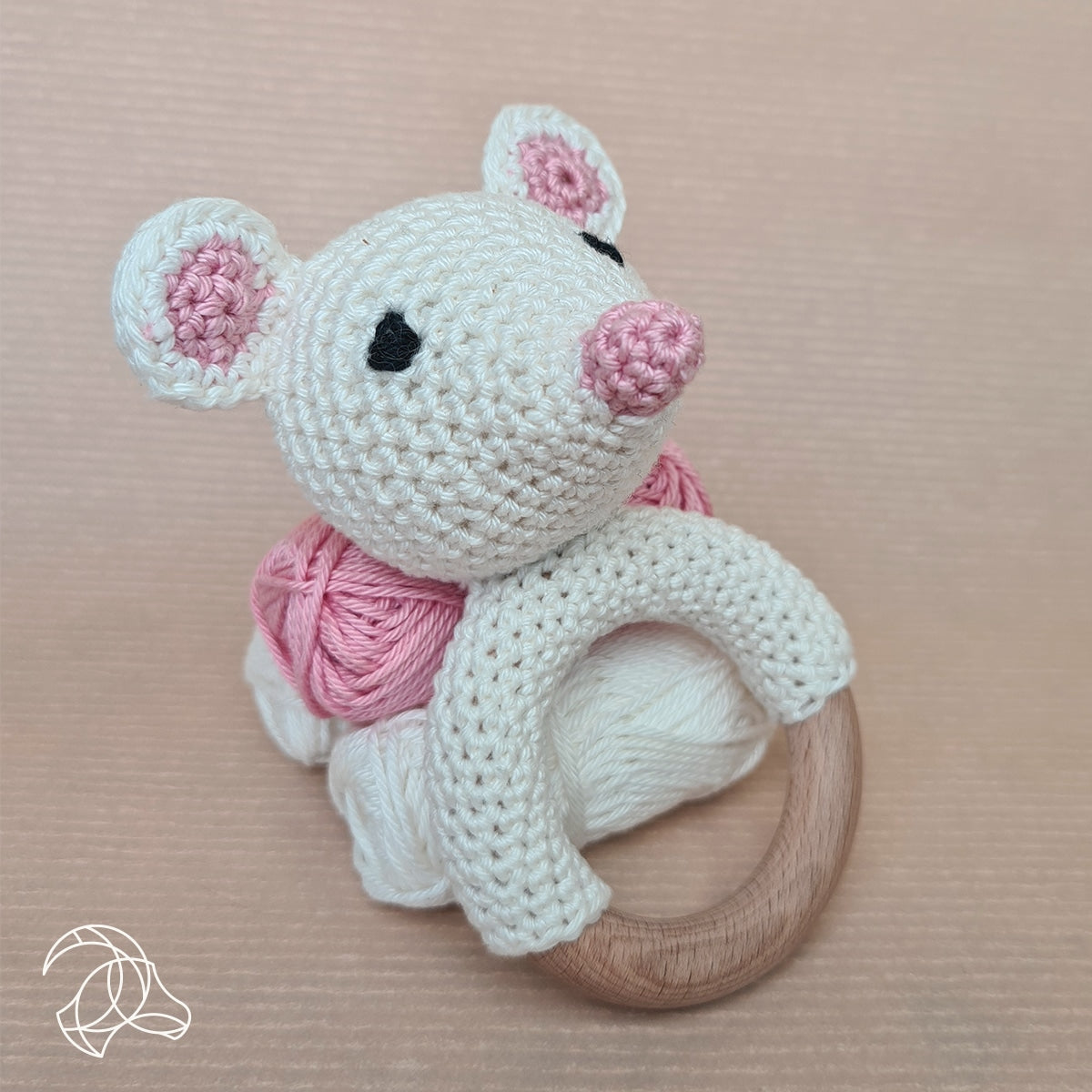 Hardicraft Crochet Kit - Rattle Mouse