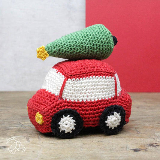 Hardicraft Crochet Kit - Christmas Car