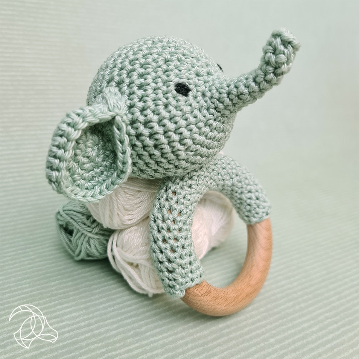 Hardicraft Crochet Kit - Rattle Elephant