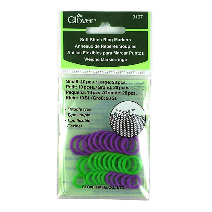 Clover Soft Stitch Ring Markers