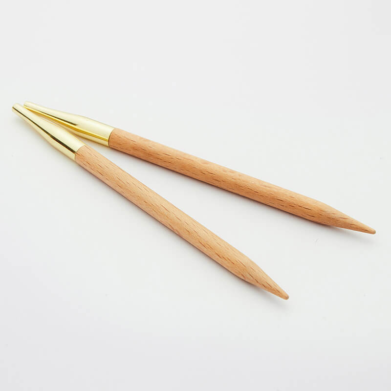 KnitPro - Basix Birch/Beech Interchangeable Needles (long)