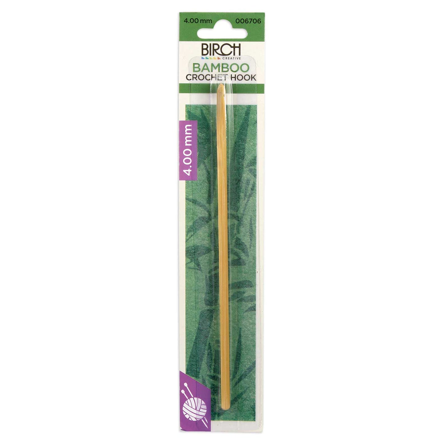 Bamboo Crochet Hooks With Round Handle 2.00 - 6.00 mm