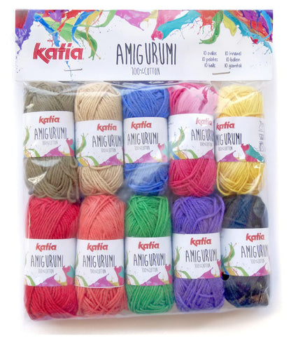 Katia - Amigurumi 100% Cotton 10 Pack